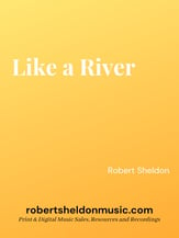 Like a River Concert Band sheet music cover